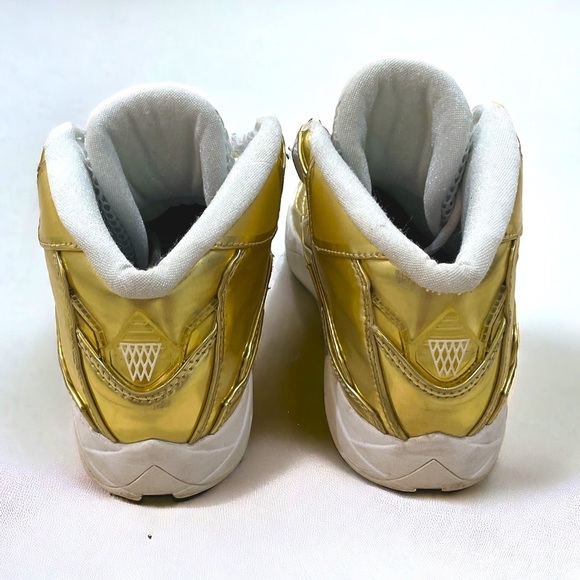 K1X Women’s Anti Gravity Basketball Shoes Mid Cut Liquid Gold Size 7 - Picture 4 of 6